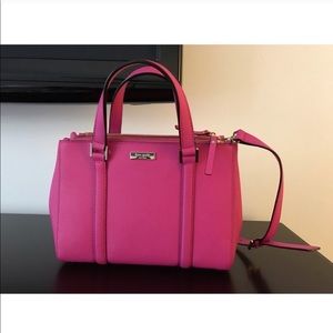 Pink Kate Spade Crossbody strap Handbag tote